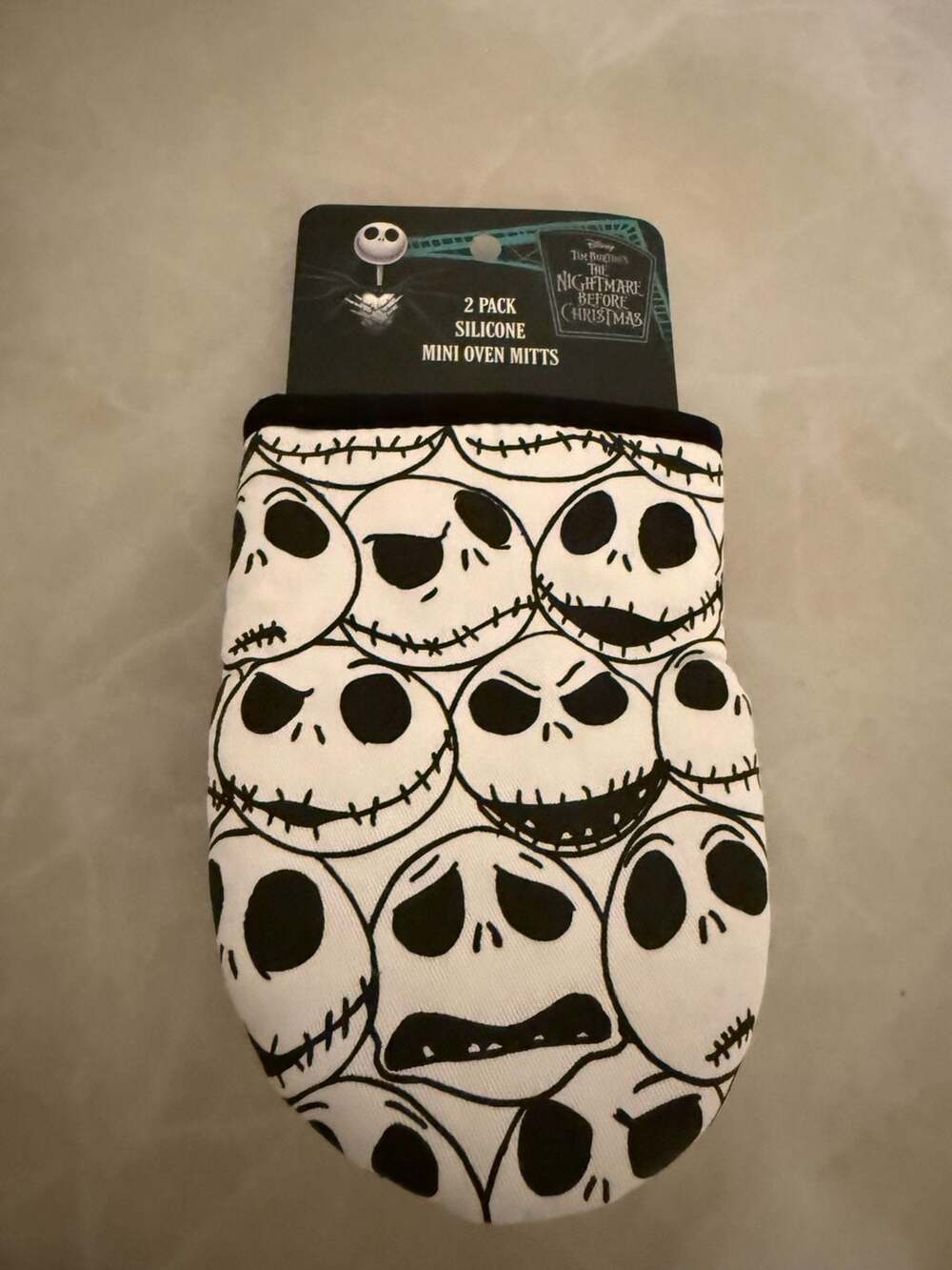 Disney The Nightmare Before Christmas 2 Pack Silicone Mini Oven Mitts